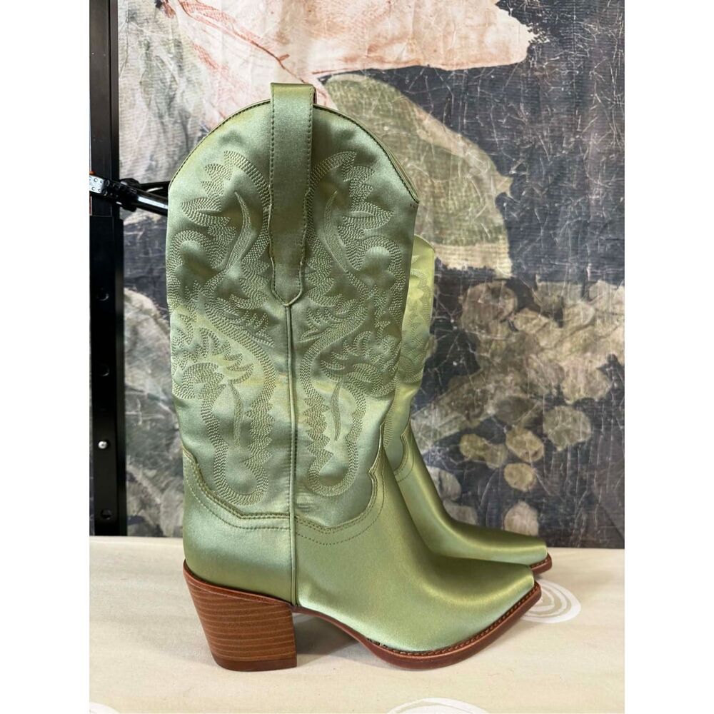 Free People x Jeffrey Campbell Dagget Western Boots Size 8 - Picture 4 of 6